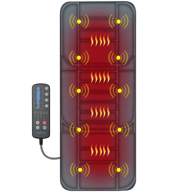 CuPiLo Massager Mat Full Body,5 Massage Modes & 3 Vibration Ievels– CP-3310