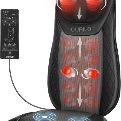 CuPiLo Shiatsu Neck Back Massager with Heat – CPL-2233